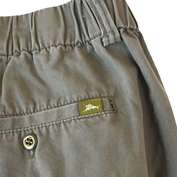 Tommy Bahama Relax Cargo Shorts XXL Green Drawstring Waist 100% Cotton 42" - Picture 5 of 10